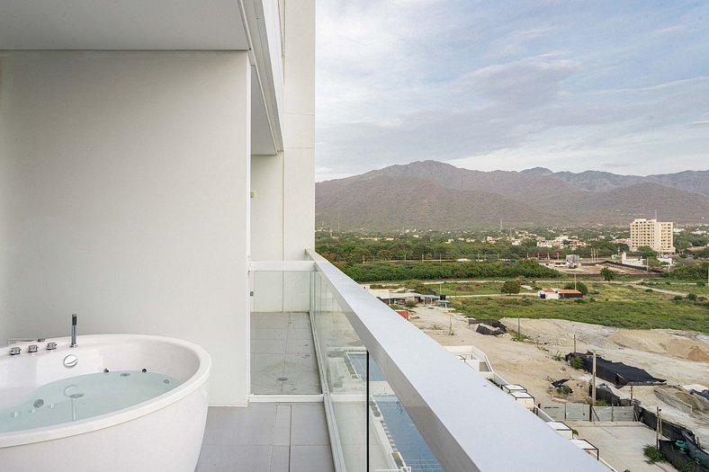 Aparta Suite en Santa Marta con jacuzzi