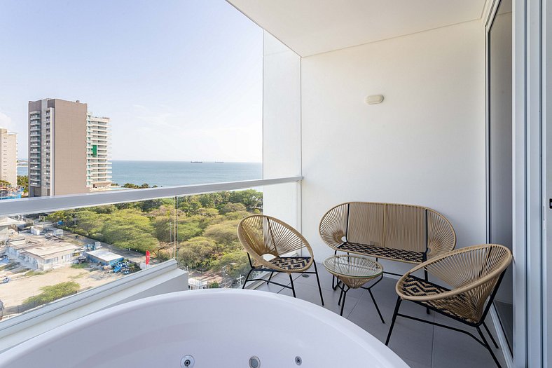 Aparta Suite en Santa Marta con jacuzzi