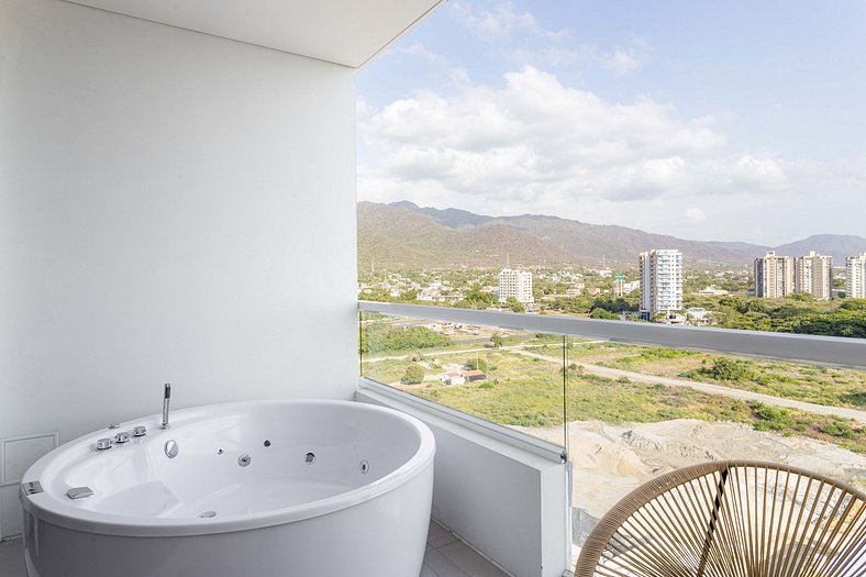 Aparta Suite en Santa Marta con jacuzzi