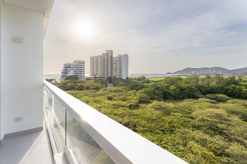 Apartamento para alquiler en Santa Marta vista al mar