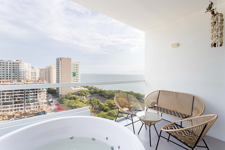 Apartasuite en Santa Marta con jacuzzi