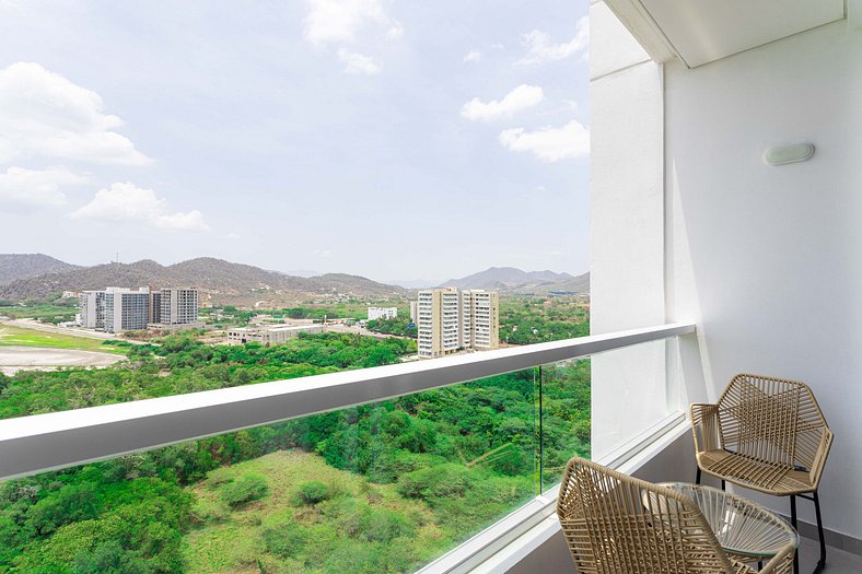 Bello Horizonte, suite moderna, vista playera piso 16