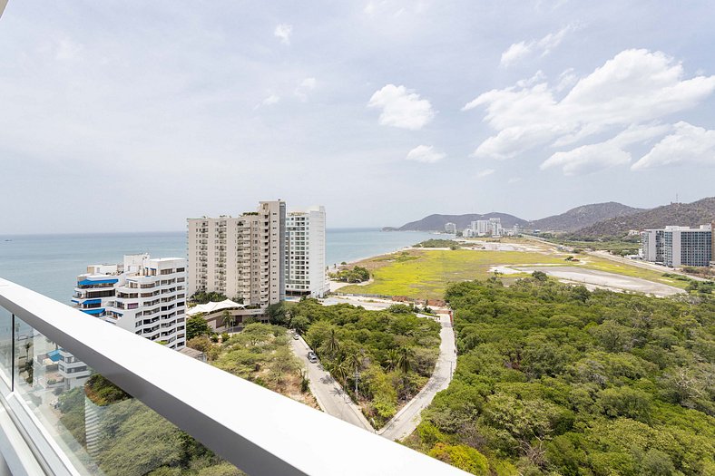 Bello Horizonte, suite moderna, vista playera piso 16